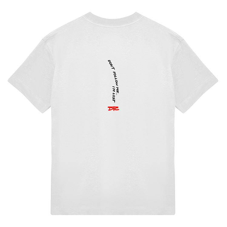 THE ALMIGHTY DEATH TO CONDOR | CALLING CARD - WHITE TEE - Image 2